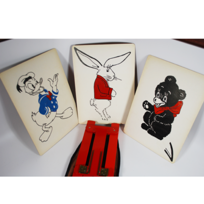 Vintage Peter Rabbit: three card monte for kids with custom stand - Image 2