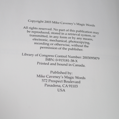 Kellar's Wonders #274 of 1000: 2003 Magic Words publication - Image 4