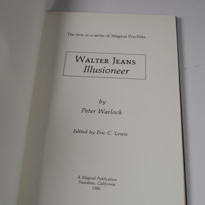 Walter Jeans Illusioneer 1986 first edition: A magical Publication limited Edition - Image 3