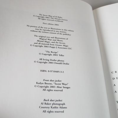 The Secret Ways of Al Baker 2003 1st edition - Image 2