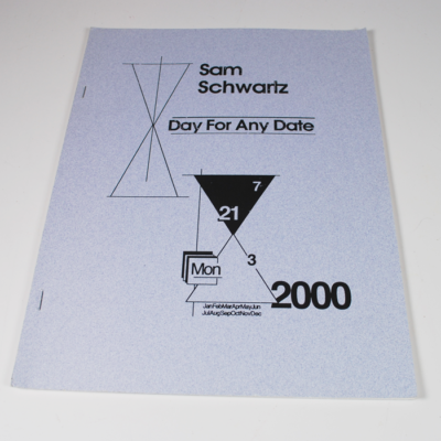Karl Fulves: Sam Schwartz day for Any Date 1997