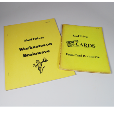 Karl Fulves Worknotes on Brainwave and Cards #1 Four-Card Brainwave