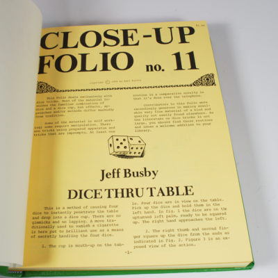 Karl Fulves  Complete file of the Chronicles nicely bound and gold embossed: With C Lose up folios 11 and 12 - Image 3