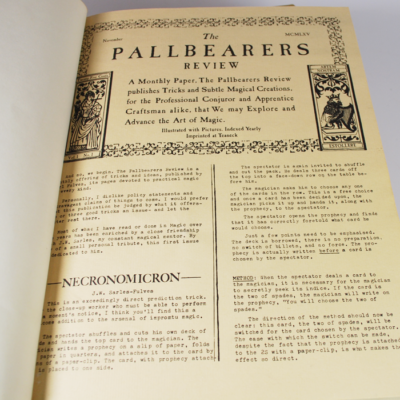 Karl Fulves Pallbearers Review: Original complete file nicely bound in three volumes - Image 3