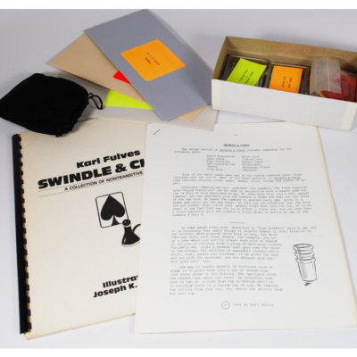 Karl Fulves Swindle and Cheat Deluxe: Includes all props necessary as issued 1991