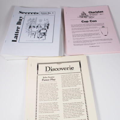 Karl Fulves: Discoverie,  Charlatan and Latter Day Secrets all complete files  1999