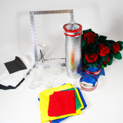 Hughes Atomic Cocktail Shaker Deluxe with 8 bloom rose bouquet