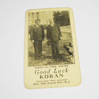Koran Throw Out Card