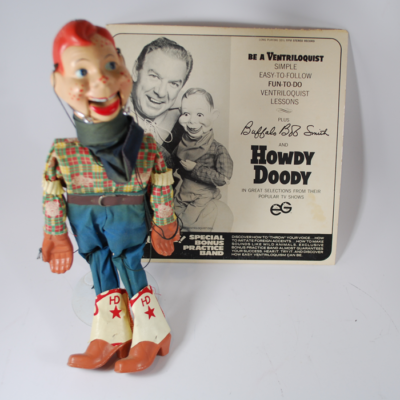 Howdy Doody Marionette and Album: Vintage 1950's