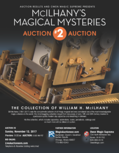 McIlhany’s Magical Mysteries Auctions One and Two: September 16,17 and November 12, 2017