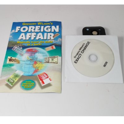 Exact Change and Foreign Affair by Gregory Wilson: fantastic close up!