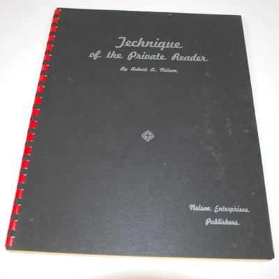 Robert Nelson's Techniques of the Private Reader: 1936 scarce