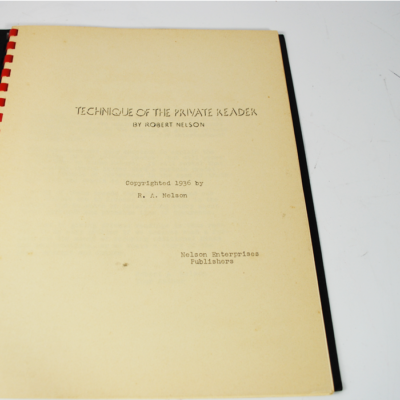 Robert Nelson's Techniques of the Private Reader: 1936 scarce - Image 2