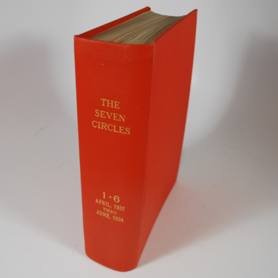 Seven Circles Magazine complete bound file: Walter Gibson