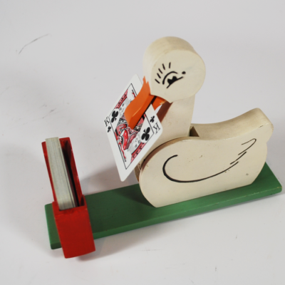 Vintage Hearsum Mini Card Picking Duck: scarce