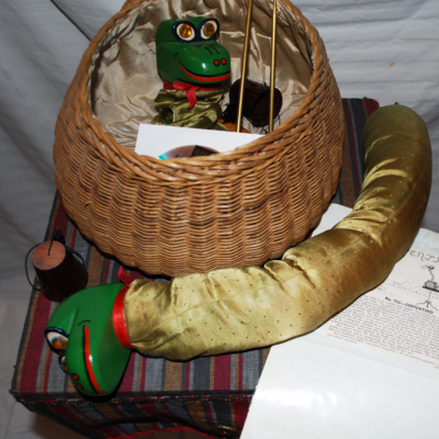 Sperpentino: The  Arnholtz Snake Basket: circa 1930: rare! - Image 10
