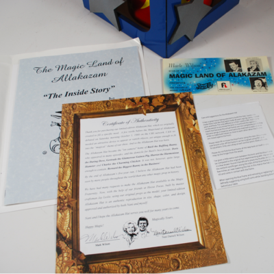 ALLAKAZAM MAGIC HAT: #32 of 50 signed by Mark Wilson and  Nani Darnell - Image 10