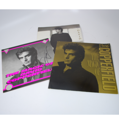 Three early David Copperfield programs one signed