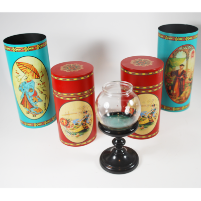 Okito/Nielsen Tea Canister Mystery: Vintage