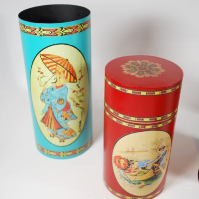 Okito/Nielsen Tea Canister Mystery: Vintage - Image 2