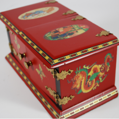 Thayer Die Box decorated in Okito style by Norm Nielsen - Image 3