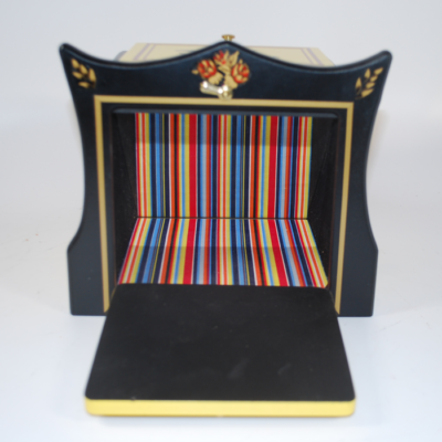 House of Babcock Oriental Painted Mirror Box - Image 5