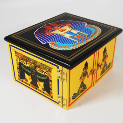 Egyptian Themed West Die Box by Babcock House of Magic: scarce - Image 3