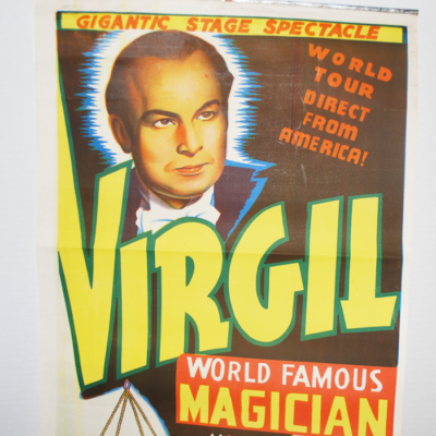 Virgil 1955 Cannon Poster with Calendar: rare! From Virgil's own trunk! - Image 2
