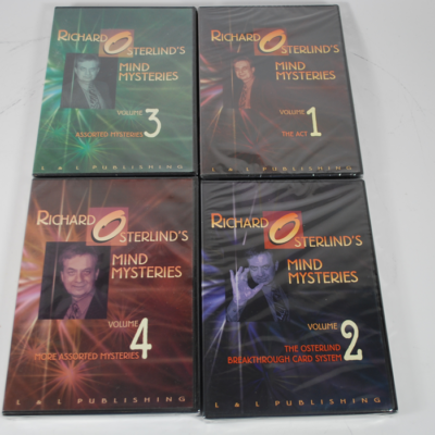 Richard Oserlinds's Mind Mysteries volume 1-4 unopend