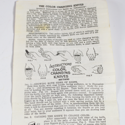 Enardoe Color Changing Knives circa 1968 - Image 3