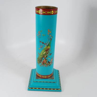Norm Nielsen Vintage Refurbished and Decorated Crystal Silk Cylinder: stunning! - Image 2