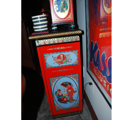 Okito/Nielsen Checker Cabinet and Mandarin Table: stunning! - Image 4