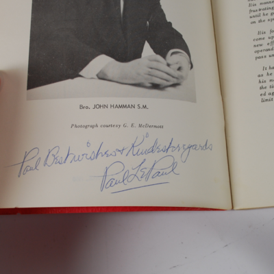 Card Magic of Brother John Hamman by Paul Le Paul 1958 signed by Le Paul/Signed card by Hamman/Fred Kaps Currency Manuscript - Image 4