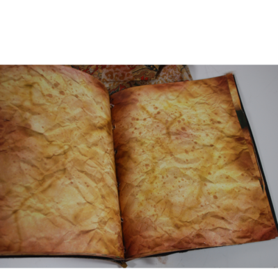 Grymoire Wizards Spell (flip) Book: hand made leather and parchment: Wacko Innovative Magic - Image 4