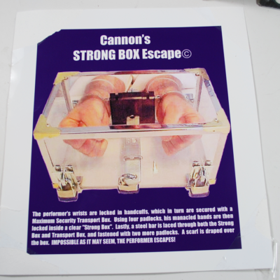 Cannon's Strong Box Escape: looks impossible! New never used: professional escape equipment - Image 4