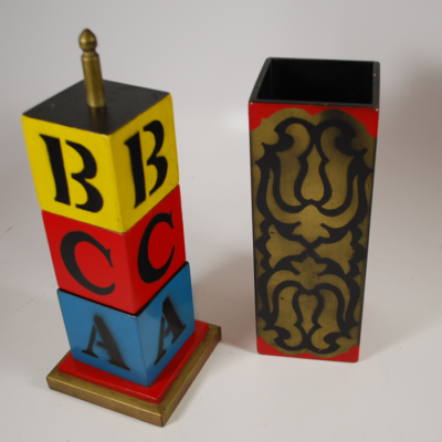 Thayer ABC Blocks: from Howard Mitchell estate