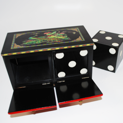 Okito/Nielsen vintage English die box: please take a look at the stunning beauty - Image 5