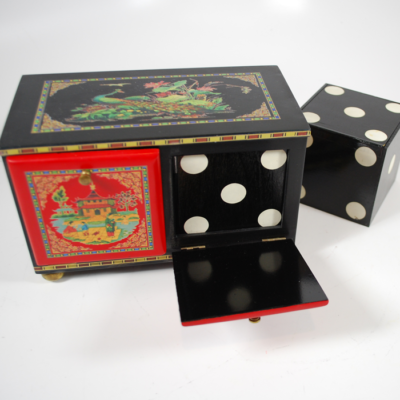 Okito/Nielsen vintage English die box: please take a look at the stunning beauty - Image 6