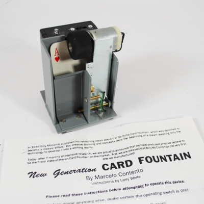 Marcel Contento New Generation Card Fountain never used.