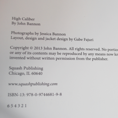 High Caliber by John Bannon first edition and print - Image 2