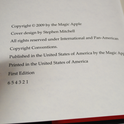 Best of All Worlds: The Magic Apple Original first edition and print 2009: pristine mint. - Image 2