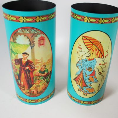 Original Okito Tea Canister Mystery decorated by Norm Nielsen - Image 4
