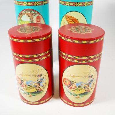 Original Okito Tea Canister Mystery decorated by Norm Nielsen - Image 5