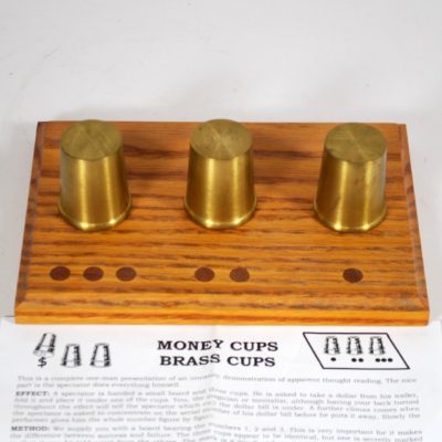 Money Cups (Brass) by Daytona Magic