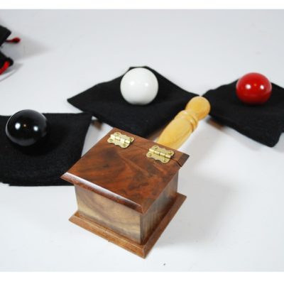 Louis Gaynor Ballet Ball Box: burled wood beauty!