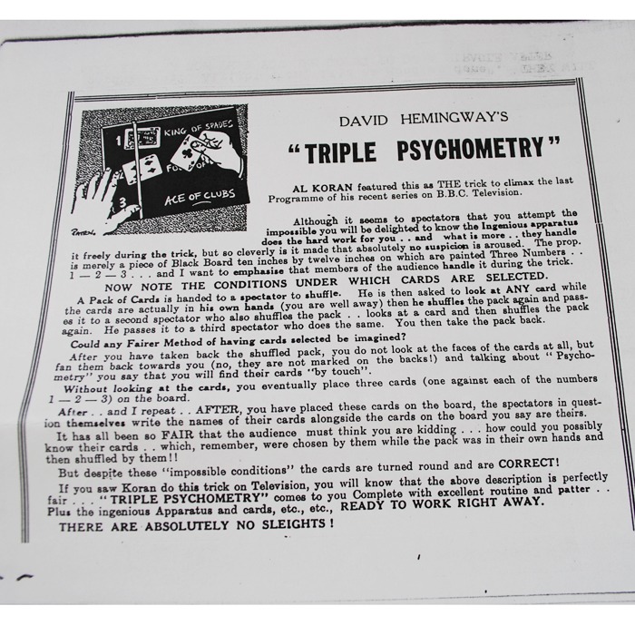 Psychometry from David Hemingway and Harry Stanley Studios - Image 2