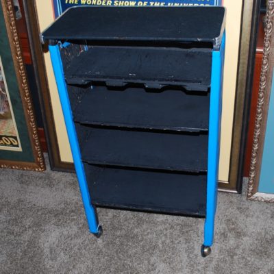 Classic Fold up tufted nightclub table: excellent with carry bag - Image 4