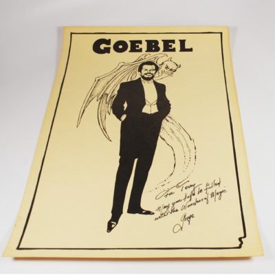 George Goebel Signed Poster