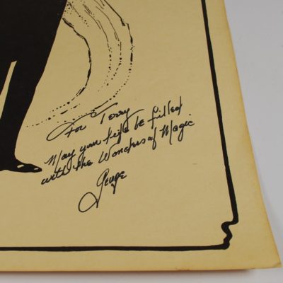 George Goebel Signed Poster - Image 2