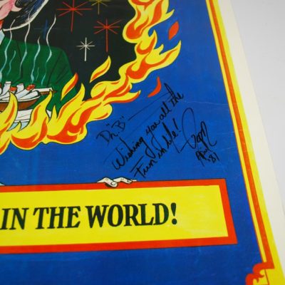Tom Mullica Tom Foolery signed poster - Image 2